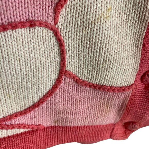 Lilly Pulitzer Sweater Womens Medium Floral Button Cardigan Knit Pullover - Picture 5 of 10